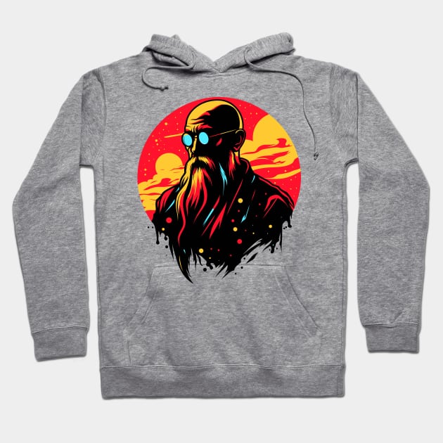 Silhoutte of Dragon Ball #001 Hoodie by kreasioncom